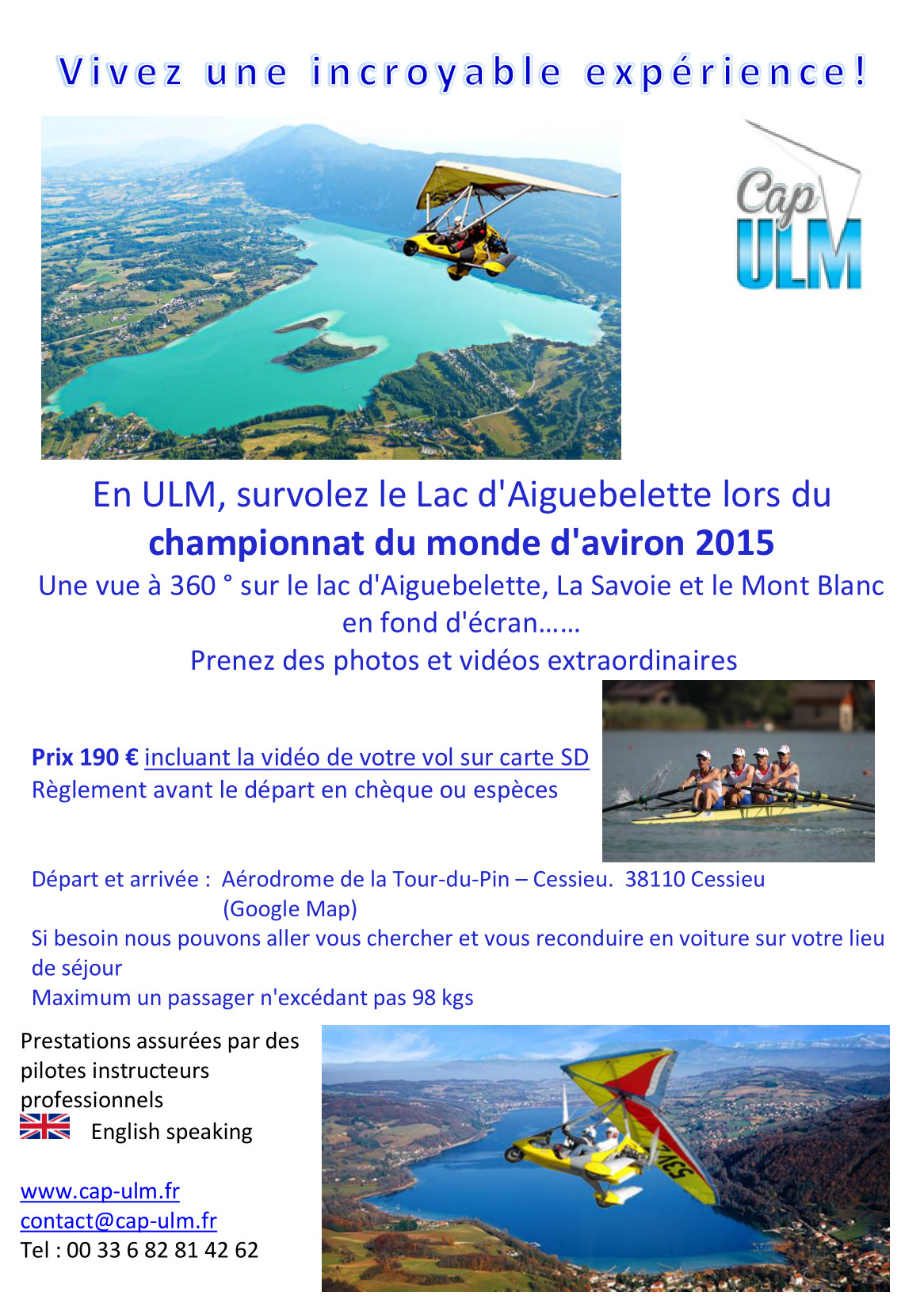 ULM Lac d'Aiguebelette